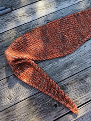 Stickad i Merinosock  från Fru Fjellman  & Isagers silk mohair