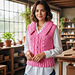 vest pink hoho pattern 