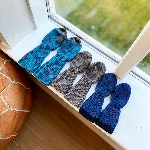 Vettlingar úr ull - Magic mittens
