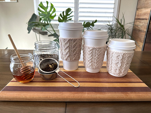 Vanilla Chai Cup Cozies