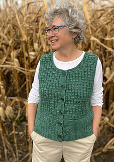 Ravelry: Country Waffles Vest pattern by Knitwise Design