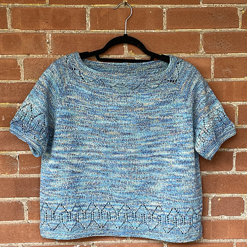 Ravelry Picket Fences Tee pattern by Terri Maue