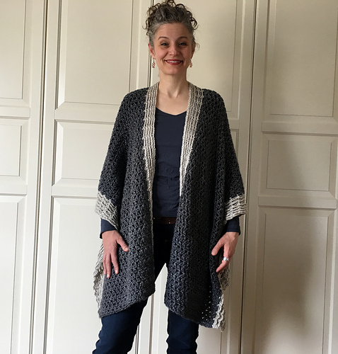 Ravelry: Wicked Pretty Ruana pattern by Sonja Hood