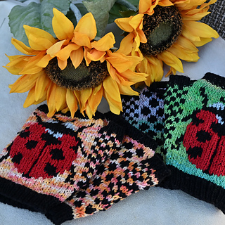 Ladybug fingerless