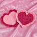 Scalloped Heart Coaster pattern
