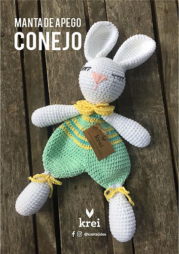 Ravelry: Manta de apego conejo pattern by Analuz Mattina