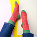 Fruity Socks - Strawberry pattern 