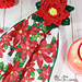 Poinsettia Towel Topper pattern