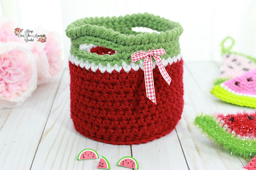Watermelon Basket With Handles