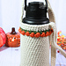 Pumpkin Stitch Water Bottle Holder pattern