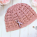 Lacey Shells Chemo Cap pattern