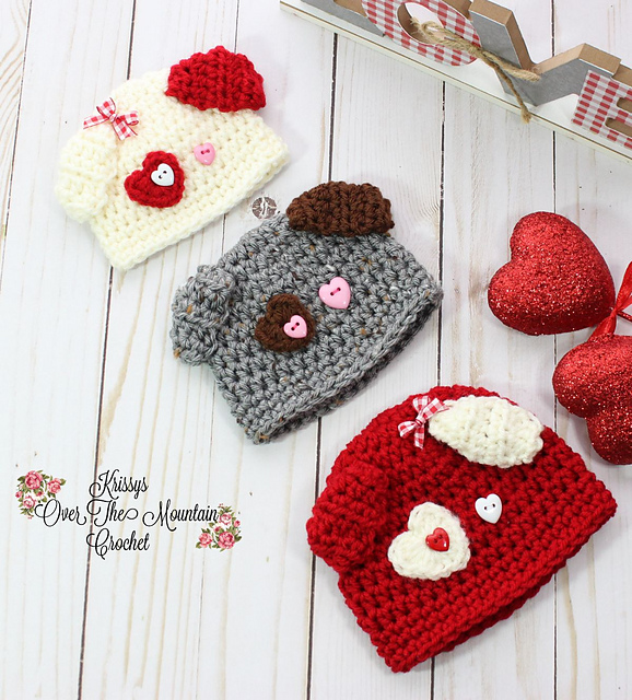 Puppy Dog Preemie Hat Pattern