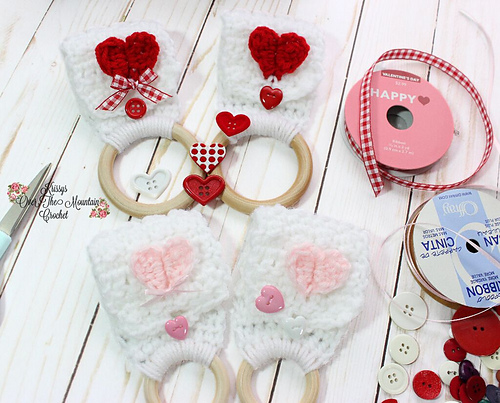 Heart Towel Ring Topper photo 9