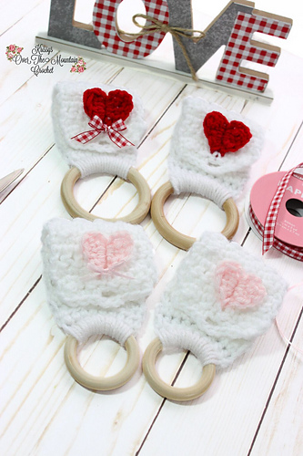 Heart Towel Ring Topper photo 8
