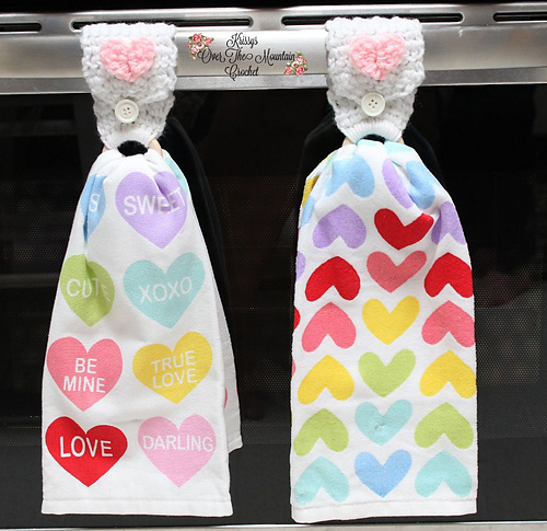 Heart Towel Ring Topper photo 5