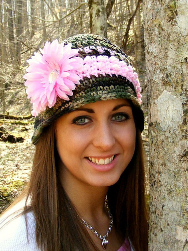 Camo and Pink Hat photo 2