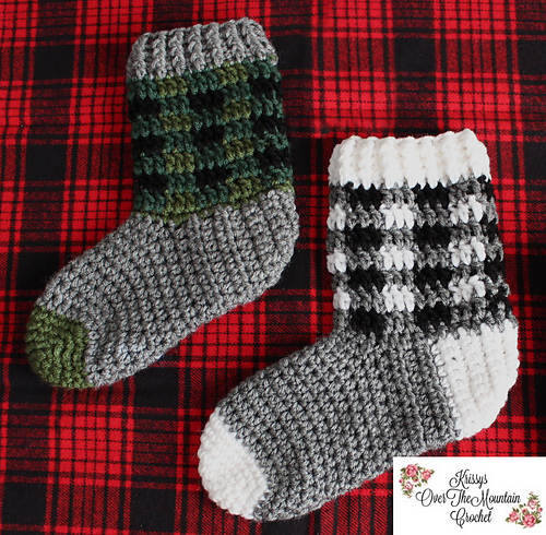 Plaid Boot Socks photo 2