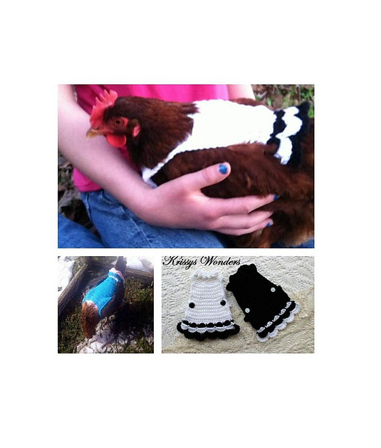 Flouncy Chicken Sweater pattern by Kris 