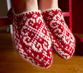 Karen Slipper pattern by Kristin Drysdale