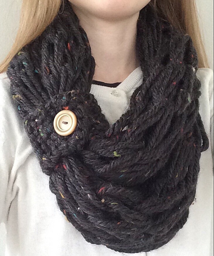Hvordan strikke skjerf med armene (Arm Knit Scarf) - 2015 ~ KristinKreates