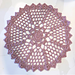 Driftwood Rose Doily pattern 