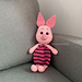 Piglet lovey - Baby comforter pattern 