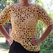 Yellow Lace Motif Pullover photo 2