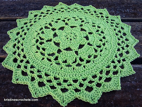 Apple Green Doily photo 2