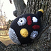 Angry Bird The Black Bomb Bird pattern 