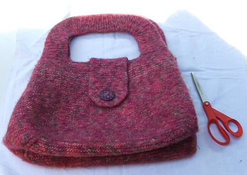 Gevilte breitas / felted knitting-bag photo 3