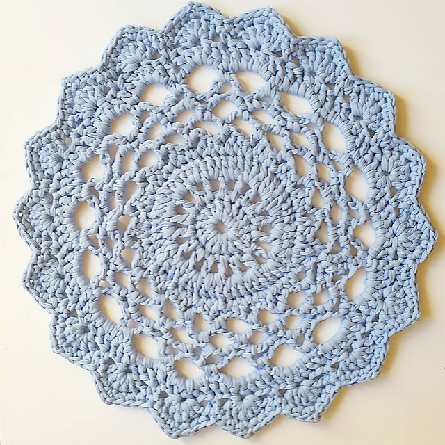 Ravelry LBK63's WAK The Fabric Yarn Doily Rug