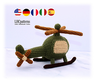 Military Helicopter Crochet Pattern