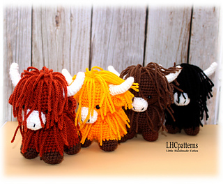 Highland Cow Crochet Pattern