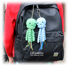 Crochet Jellyfish Keychain Pattern