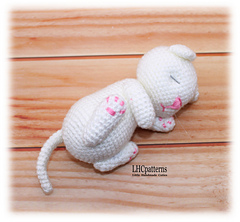Crochet Sleeping Kitten