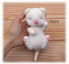 Crochet Sleeping Kitten