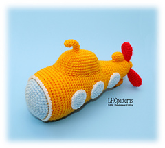 Yellow Submarine Crochet Pattern