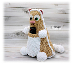 Cat Remote Control Holder Crochet Pattern