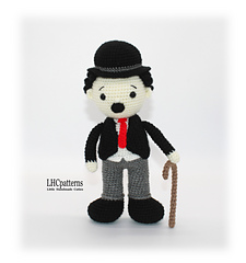 Charlie Chaplin Crochet Pattern