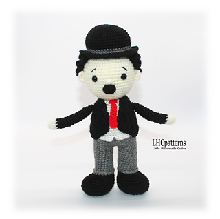 Charlie Chaplin Crochet Pattern