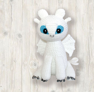 Ravelry: Light Fury Inspired White Dragon pattern by Kristine Kuluka