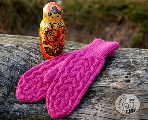 Ravelry: Zimushka Mittens pattern by Olga Beckmann