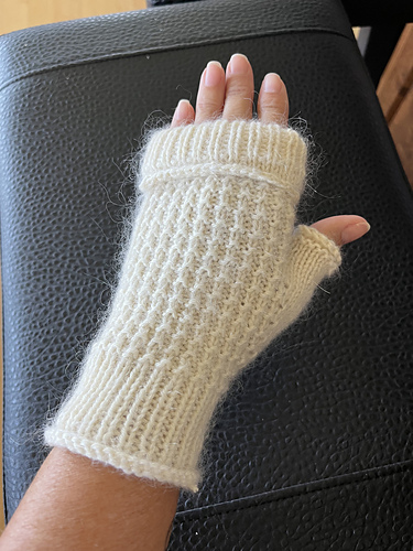 Overcast fingerless mitts