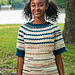 Chevron Yoke Tee pattern