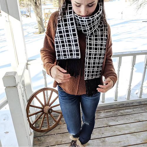 最終値下げ checked pattern knit Andequal checked pattern knit – andequal