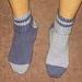 2-Colour Reverse Ankle Socks pattern