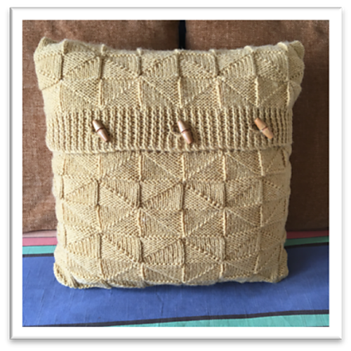 Ravelry Windmills Pillow Cover pattern by LadyshipDesigns