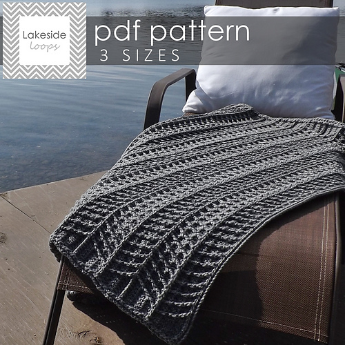 Ravelry Hayden Chevron Blanket pattern by Lakeside Loops