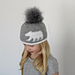 Landon Bear Silhouette Hat pattern 