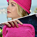Beanie hat + mini clutch pattern